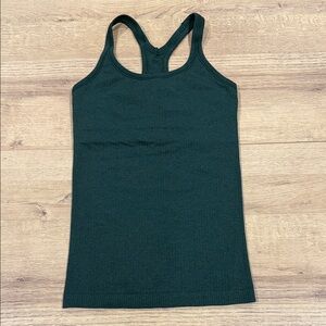 Women's lululemon Ebb to Street Green Tank Top. Size 4